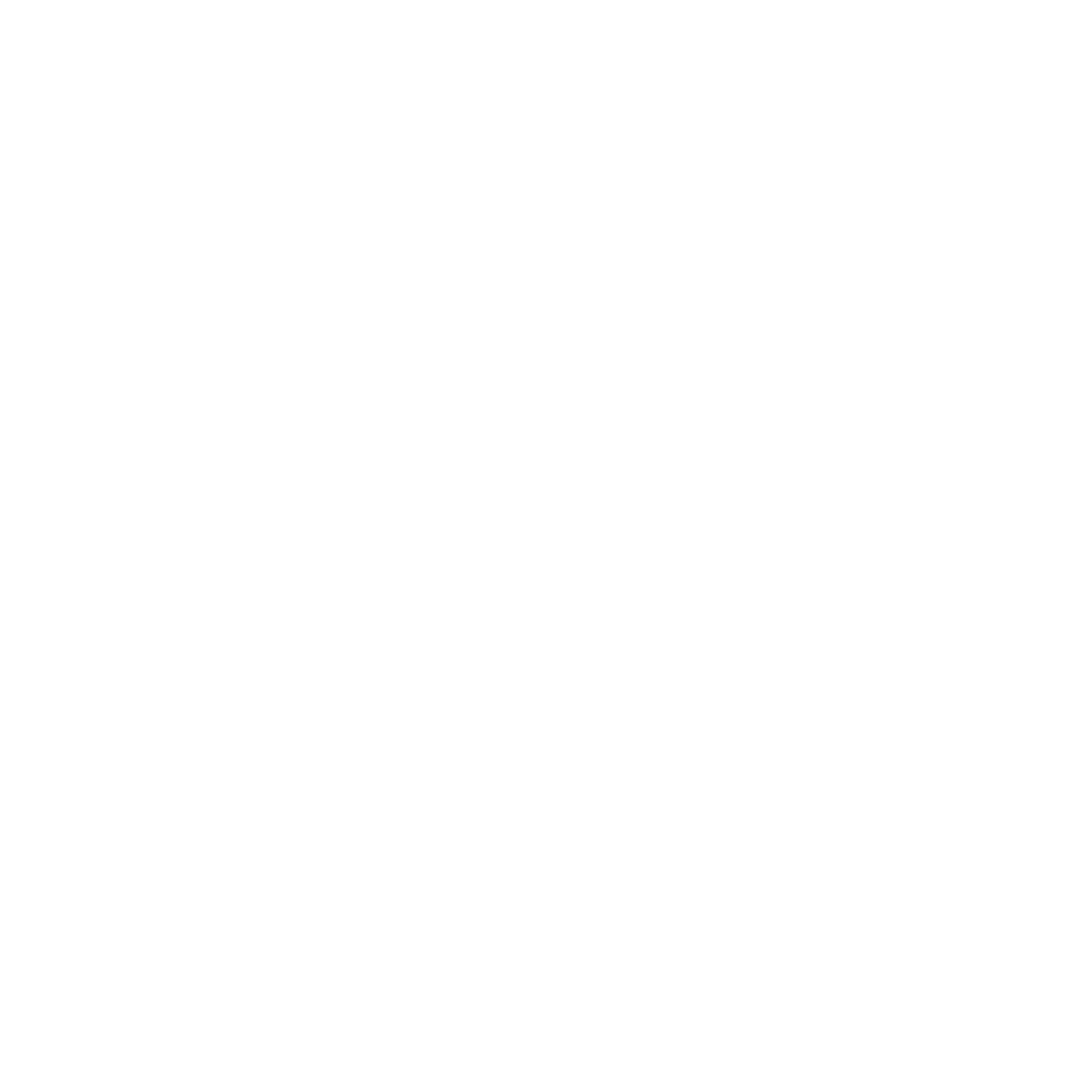 Chain Link Triangle Logo #ffffff