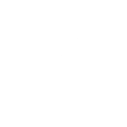 Chain Link Triangle Logo #ffffff