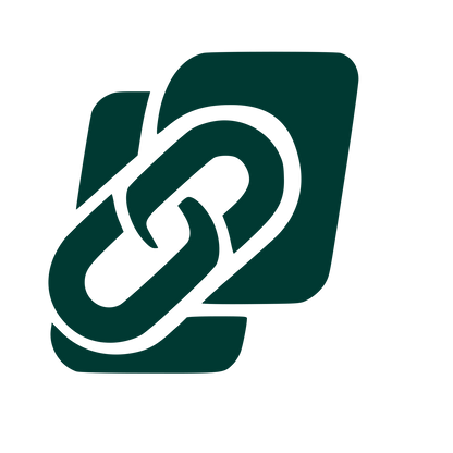 Layered Chain Link Logo #003932