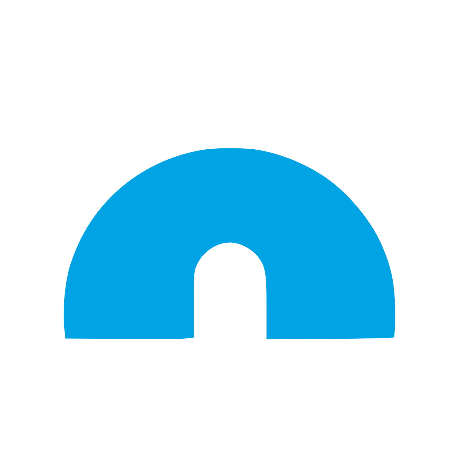 Arch Dome Logo #00a3e4