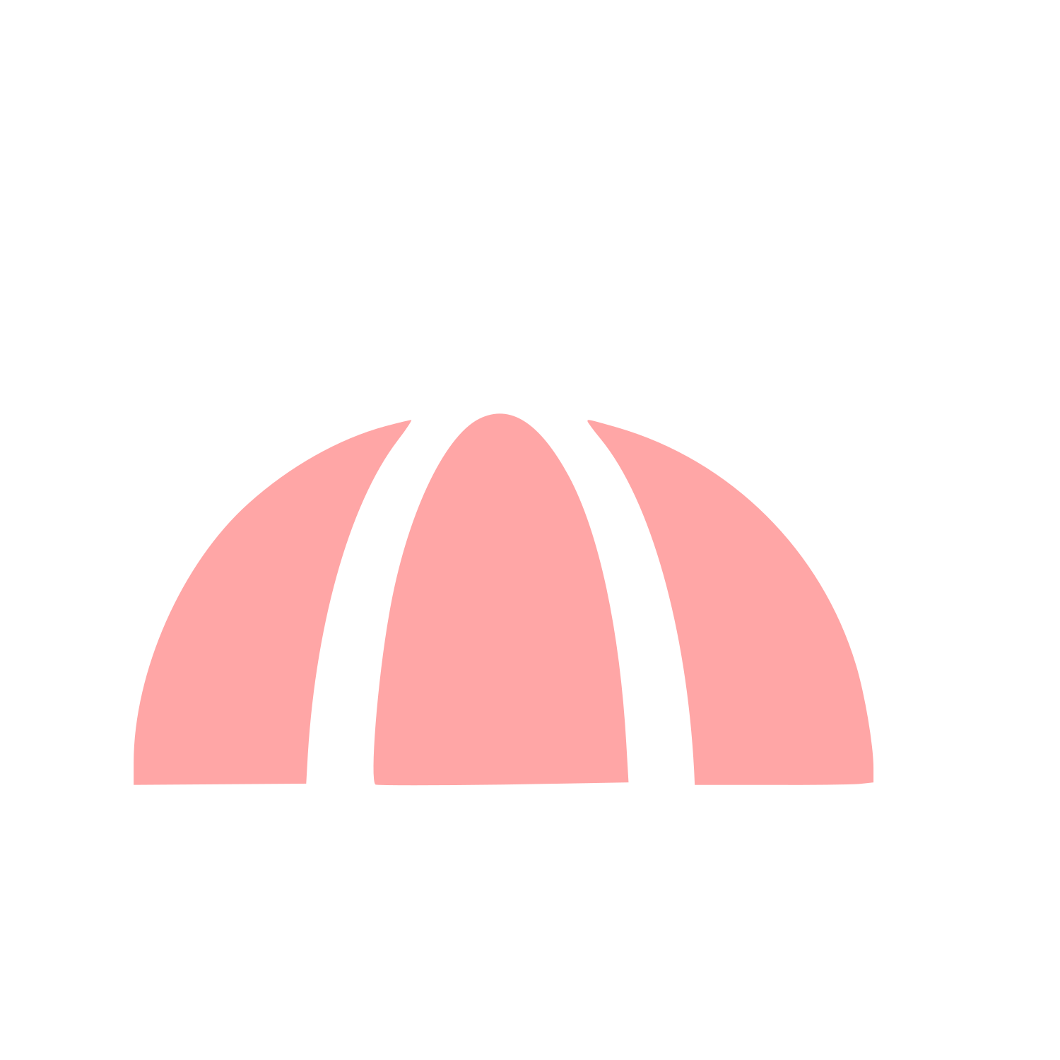 Segmented Dome Logo #ffa6a6