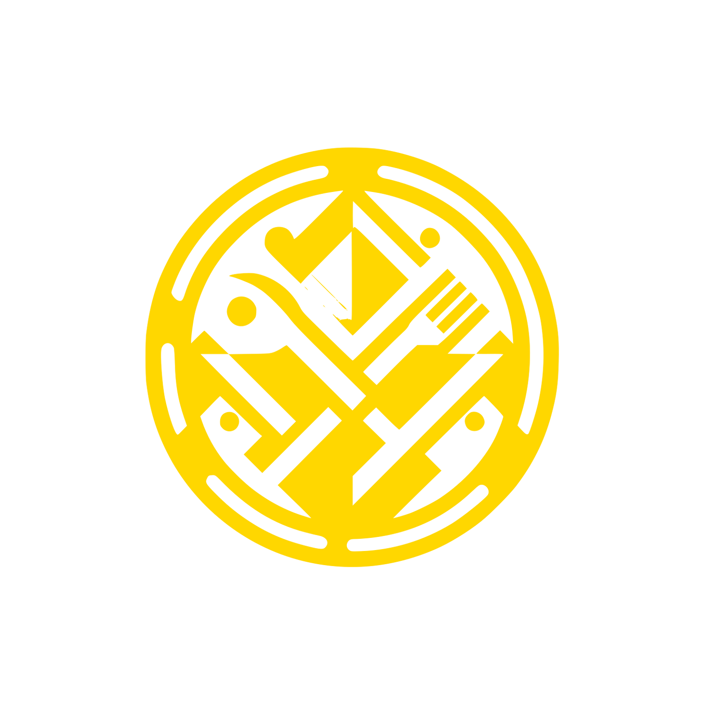 Circular Logo #FFD700