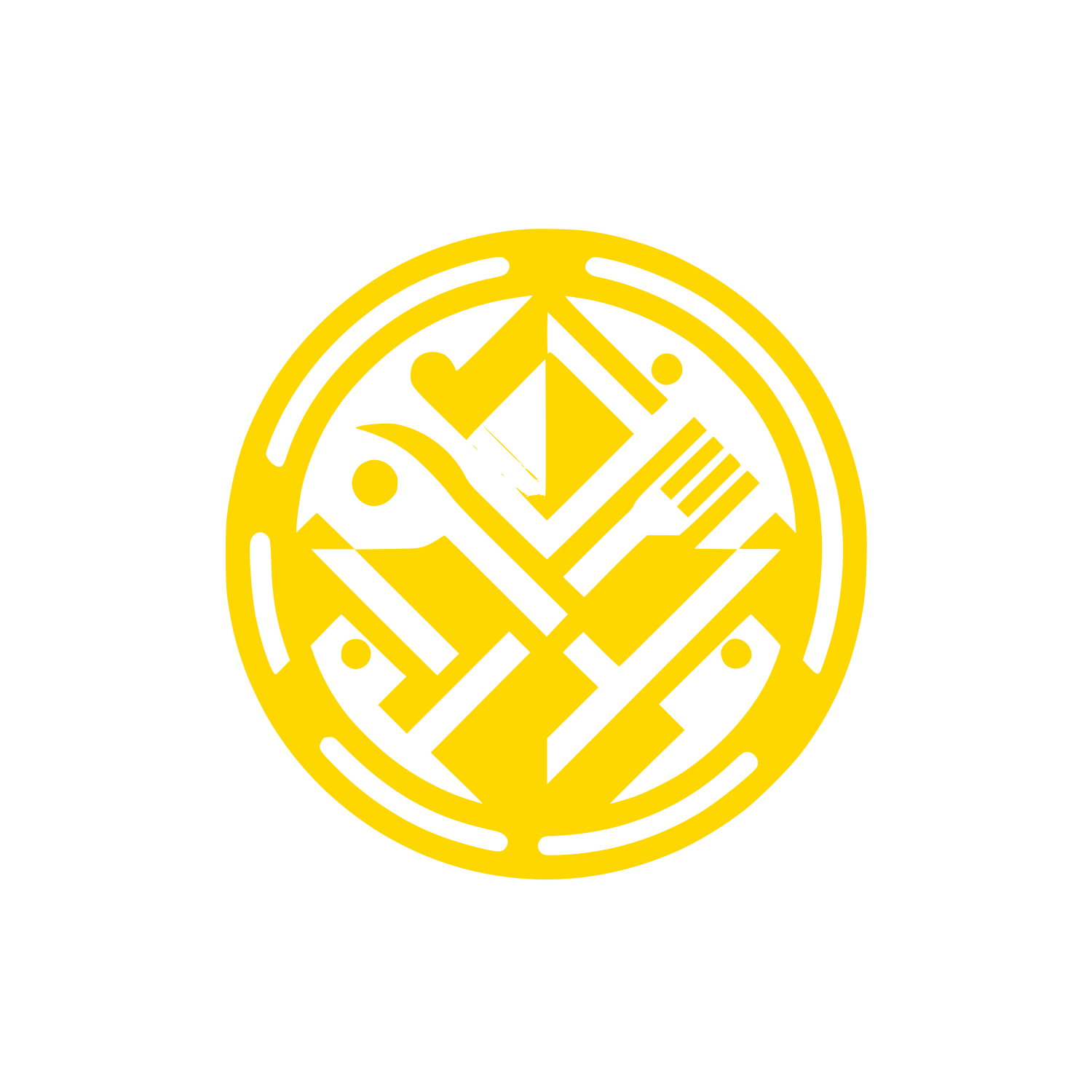 Circular Logo #FFD700
