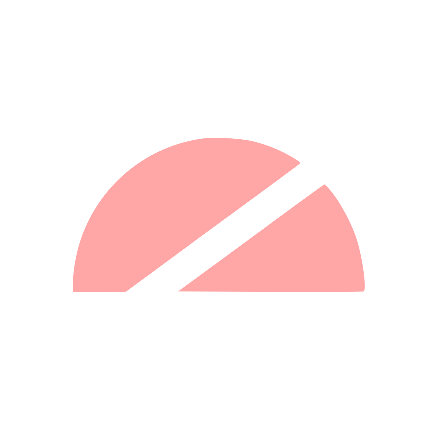 Split Dome Logo #ffa6a6