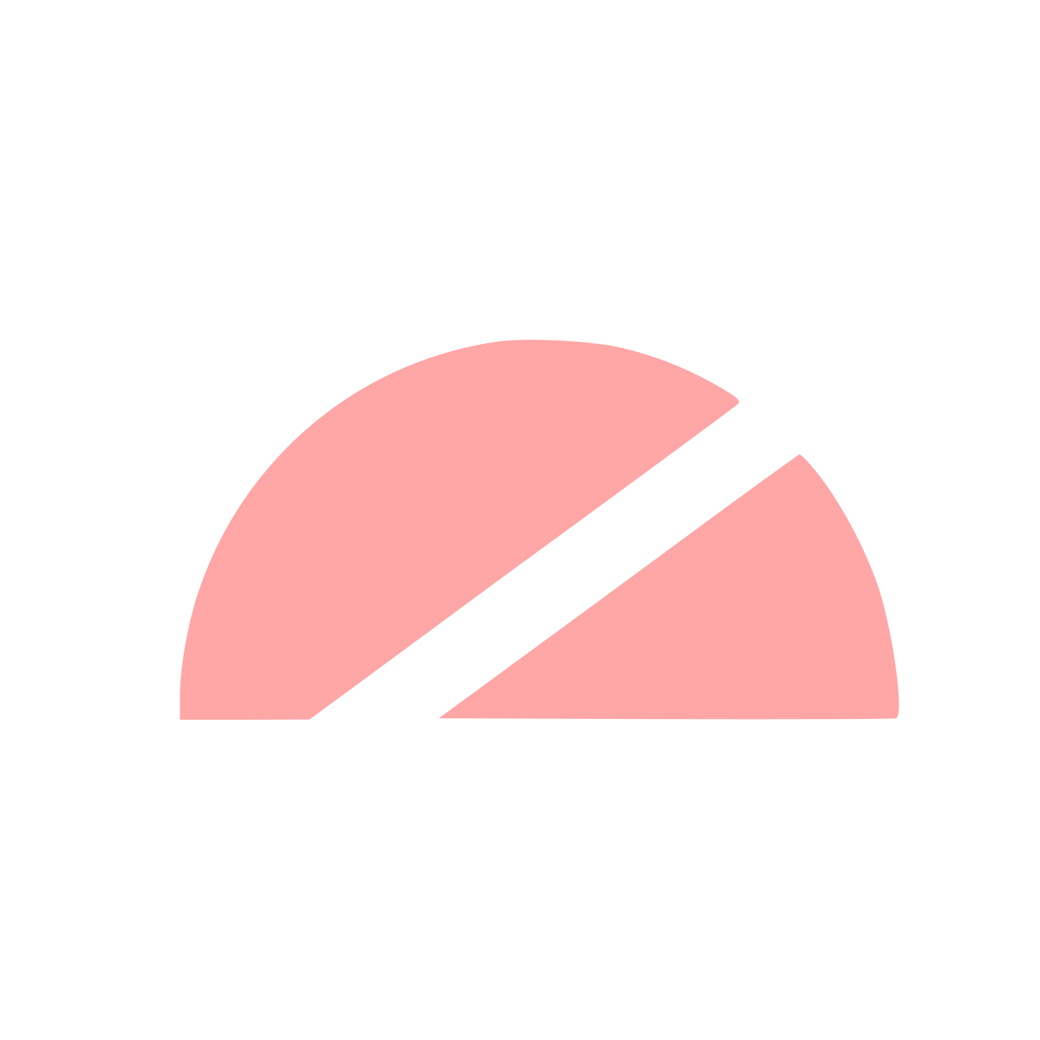 Split Dome Logo #ffa6a6