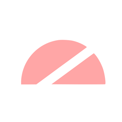 Split Dome Logo #ffa6a6