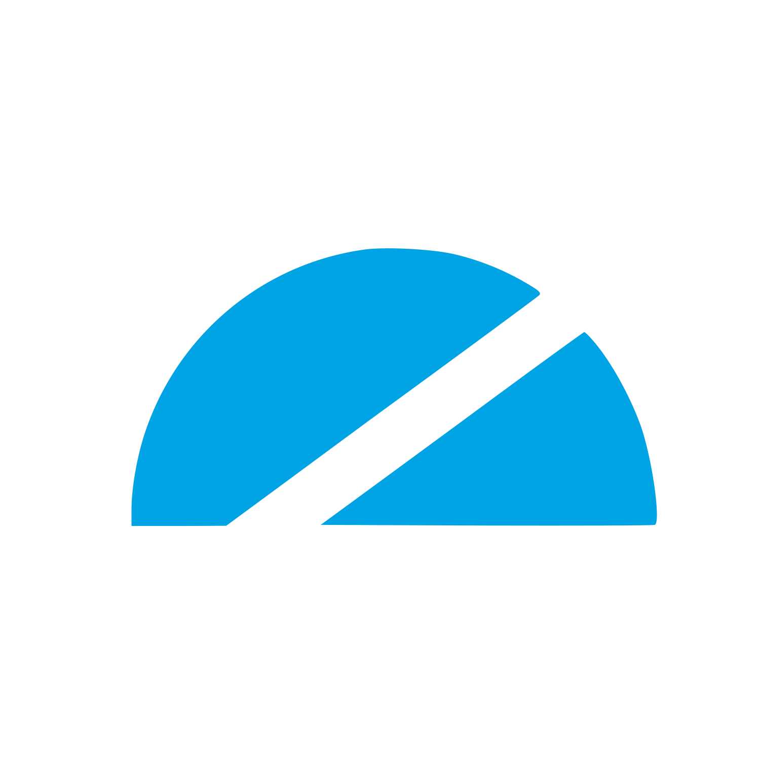 Split Dome Logo #00a3e4