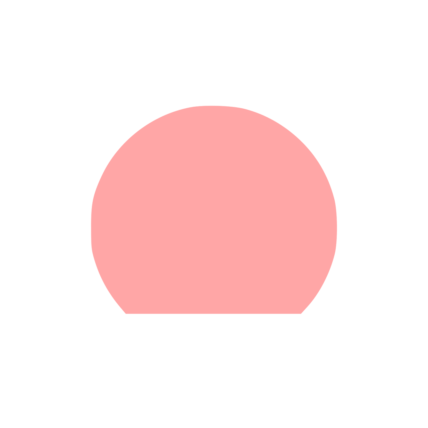Dome Shape Logo #ffa6a6