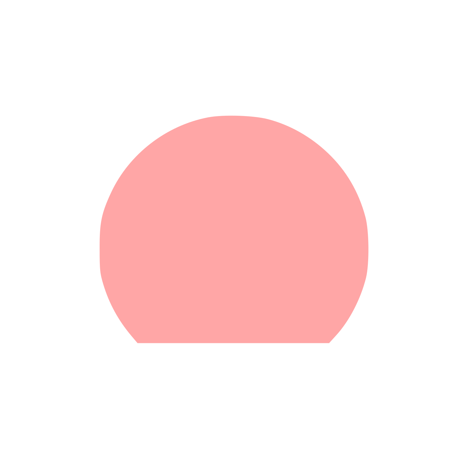 Dome Shape Logo #ffa6a6