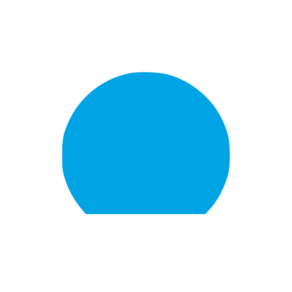 Dome Shape Logo #00a3e4