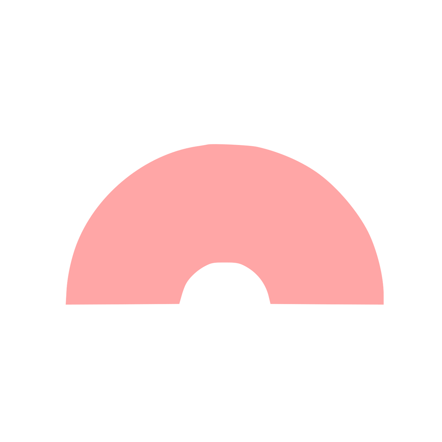 Arch Cutout Dome Logo #ffa6a6