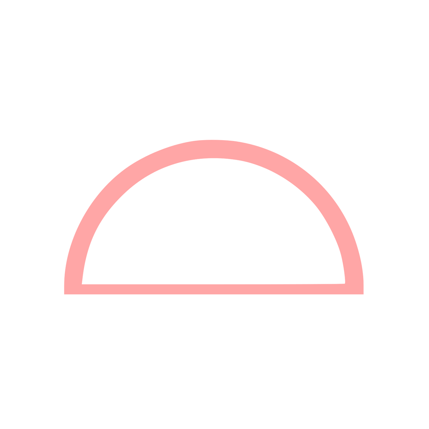 Dome Arch Outline Logo #ffa6a6