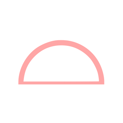 Dome Arch Outline Logo #ffa6a6
