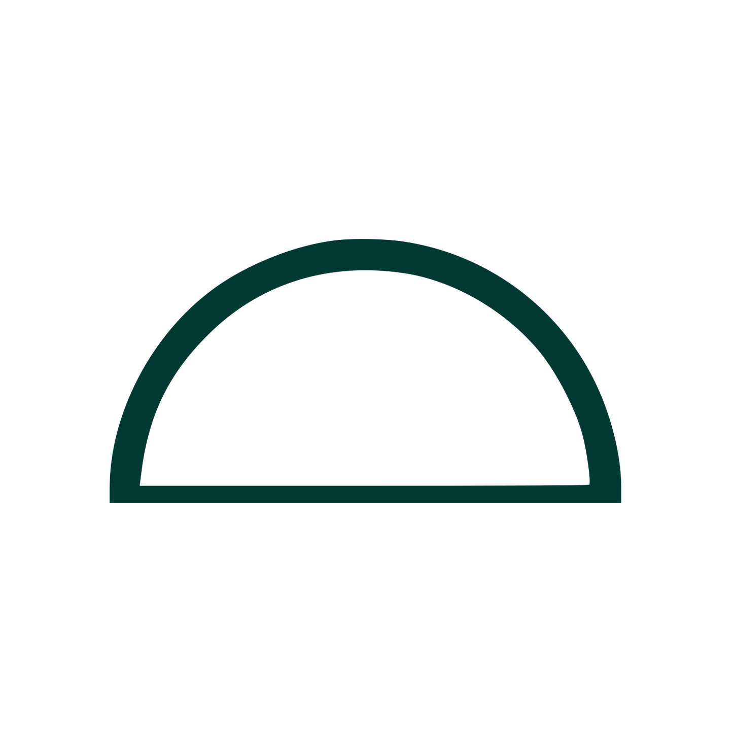 Dome Arch Outline Logo #003932