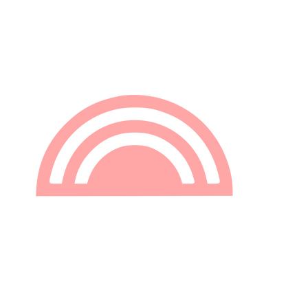Rainbow Arc Dome Logo #ffa6a6