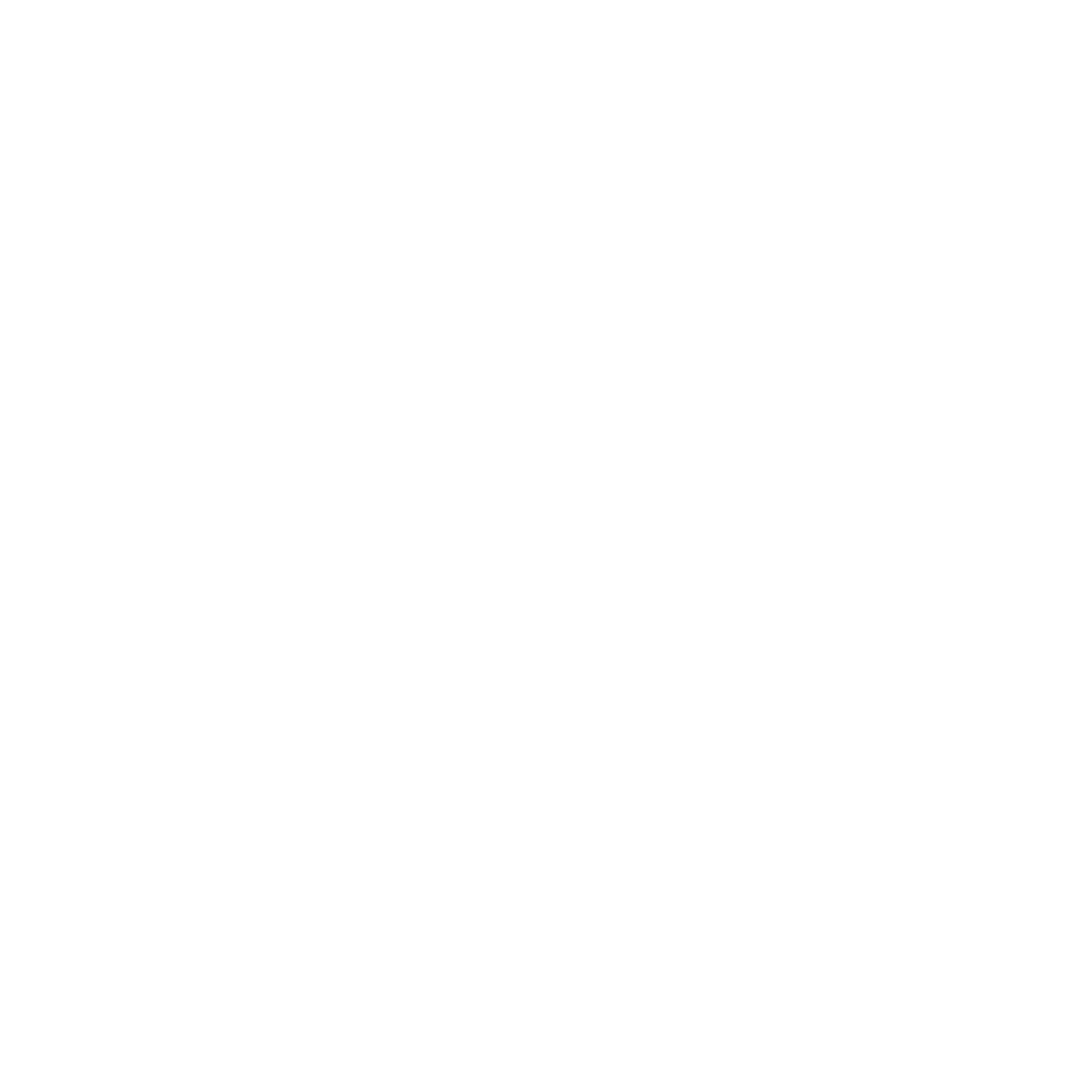Pixel Glasses Logo #ffffff