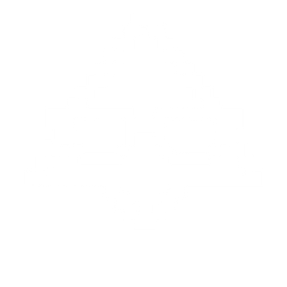 Pixel Triangle Glasses Logo #ffffff