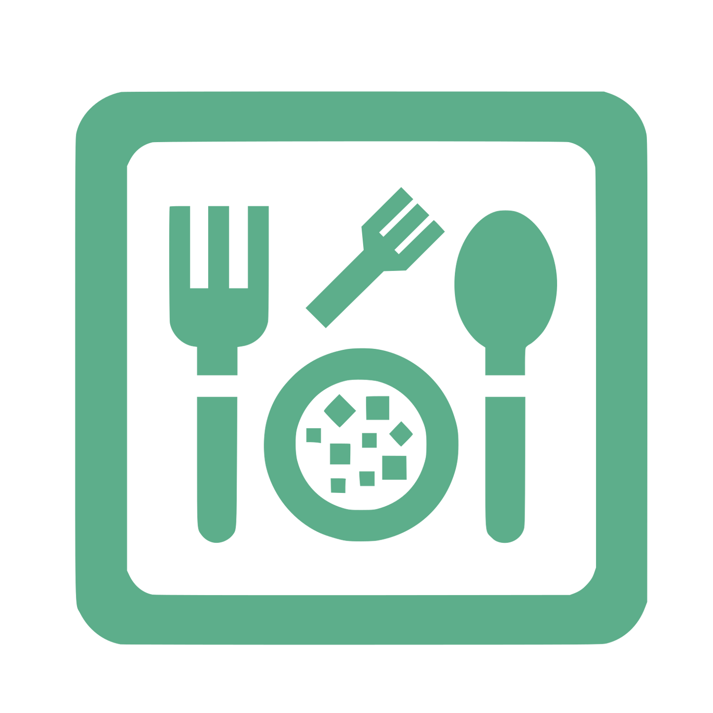 Dinner Ilustration #5DAE8B
