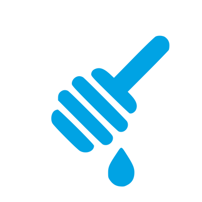 Honey Dipper Drop Logo #00a3e4