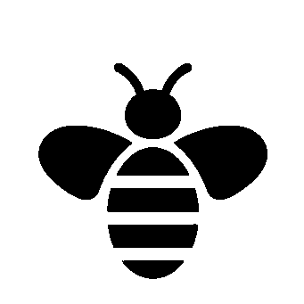 Honey Bee Pictogram Logo