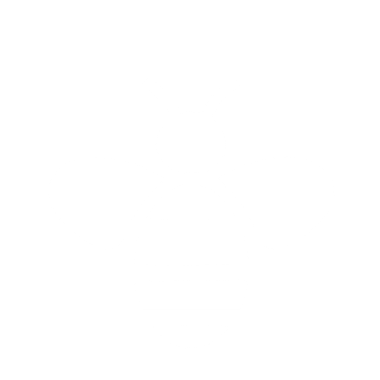 Honey Bee Pictogram Logo #ffffff
