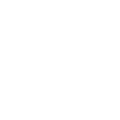 Honey Bee Pictogram Logo #ffffff