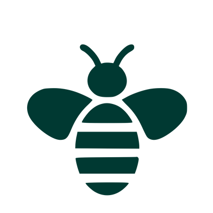 Honey Bee Pictogram Logo #003932