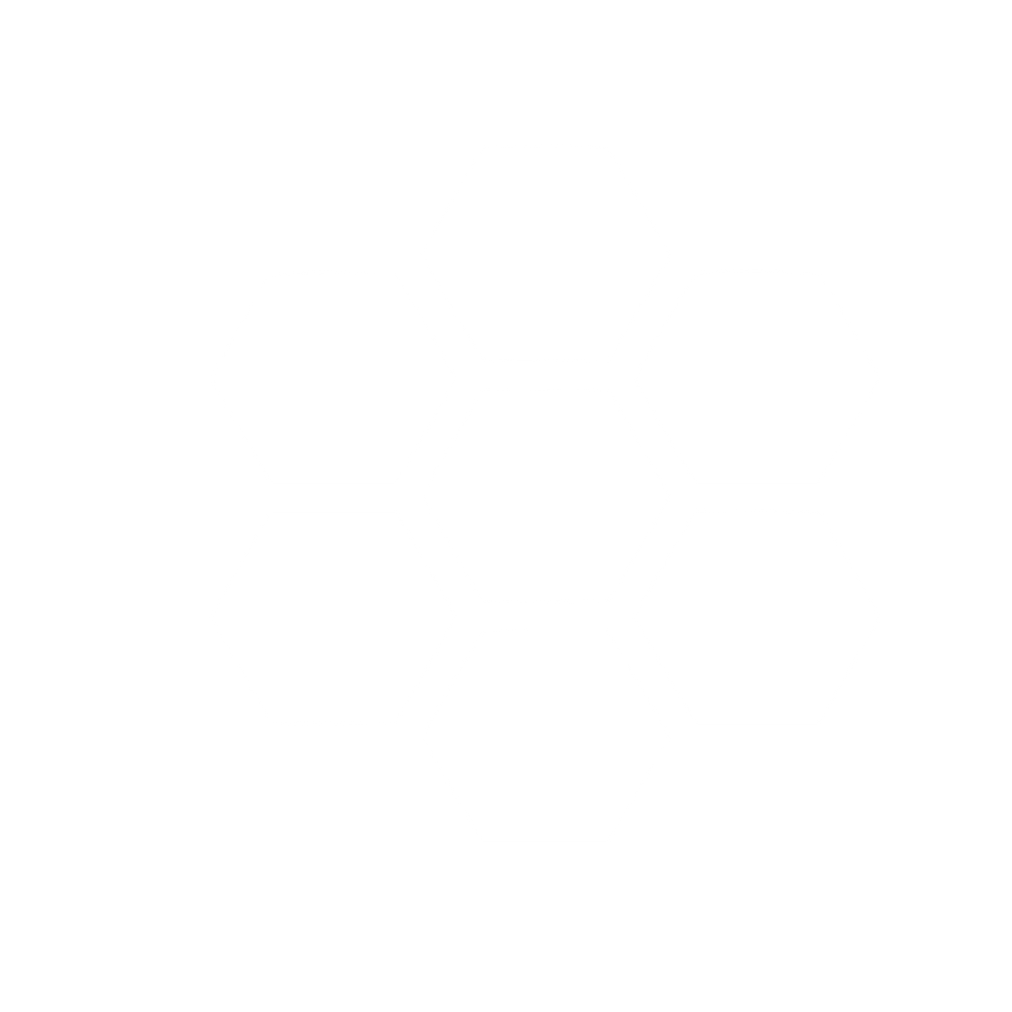 Honeycomb Cluster Logo #ffffff