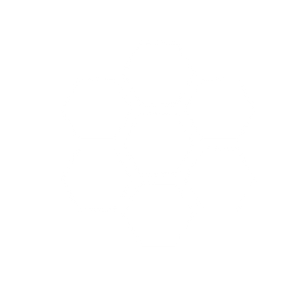 Honeycomb Cluster Logo #ffffff