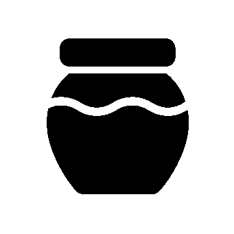 Honey Jar Pictogram Logo