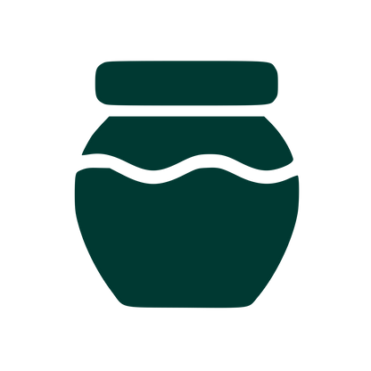 Honey Jar Pictogram Logo #003932