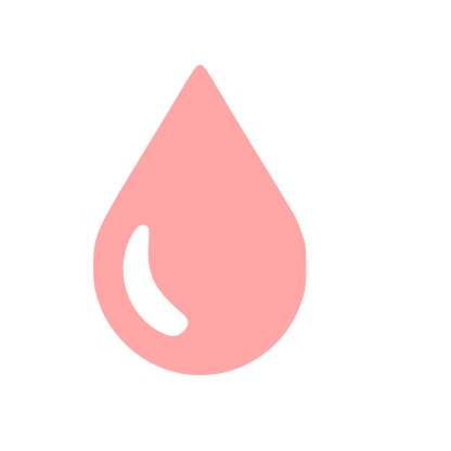 Honey Drop Pictogram Logo #ffa6a6