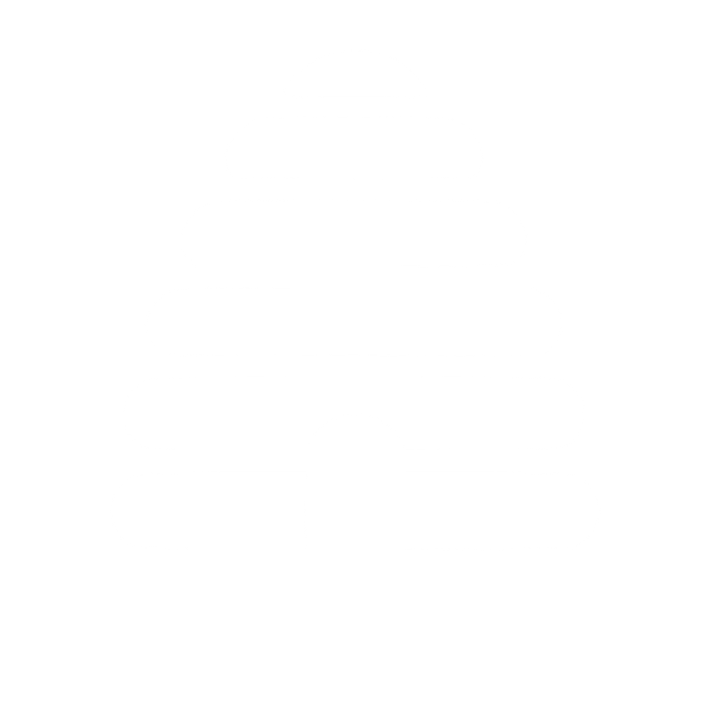 Beehive Stacked Rings Logo #ffffff