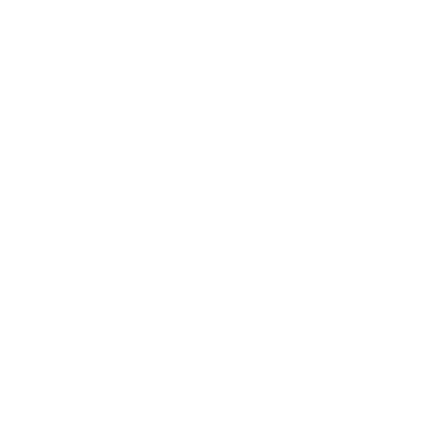 Honey Dipper Hexagon Logo #ffffff
