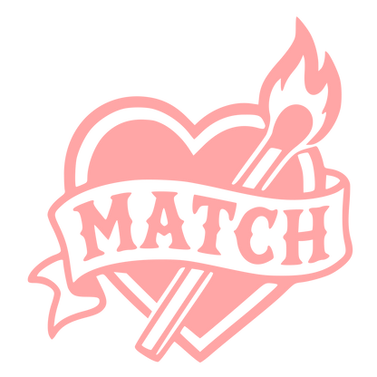 Tattoo Flash Match Logo #ffa6a6