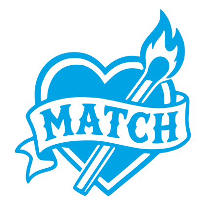 Tattoo Flash Match Logo #00a3e4