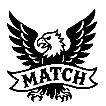 Tattoo Flash Eagle Match Logo