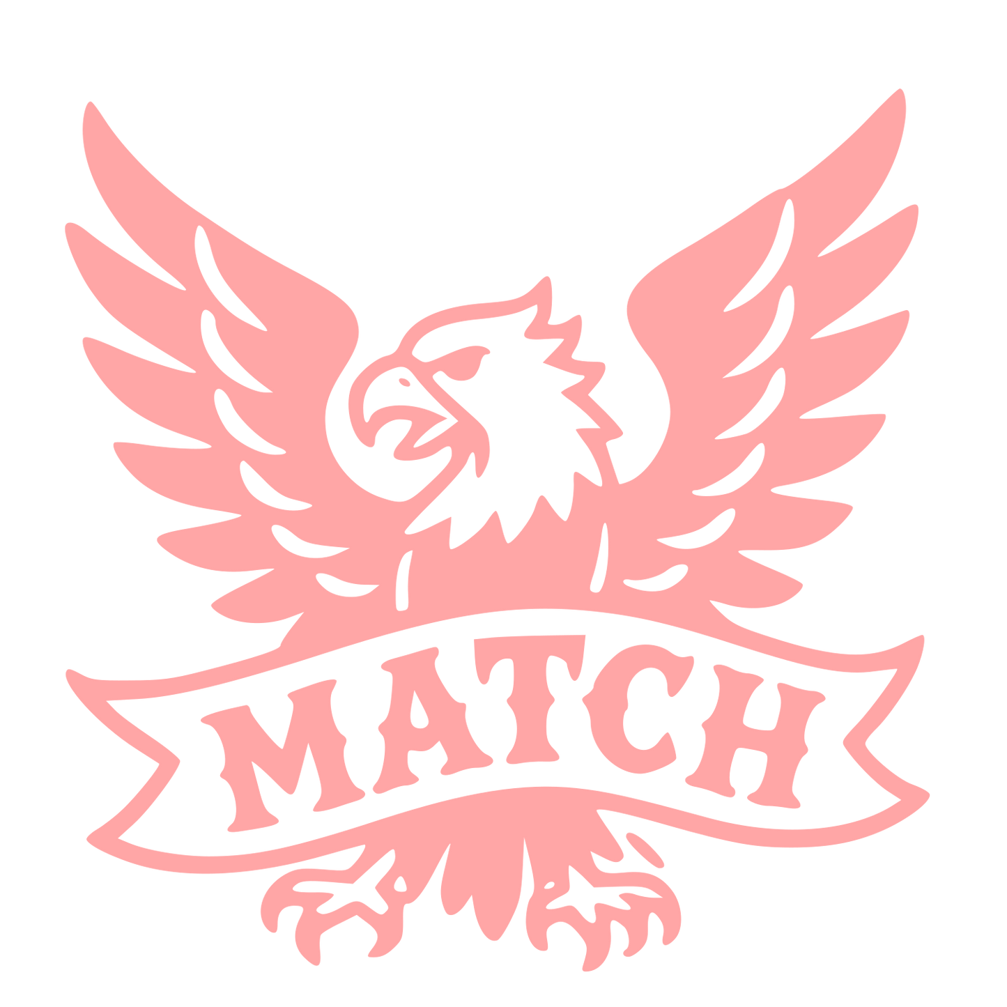 Tattoo Flash Eagle Match Logo #ffa6a6