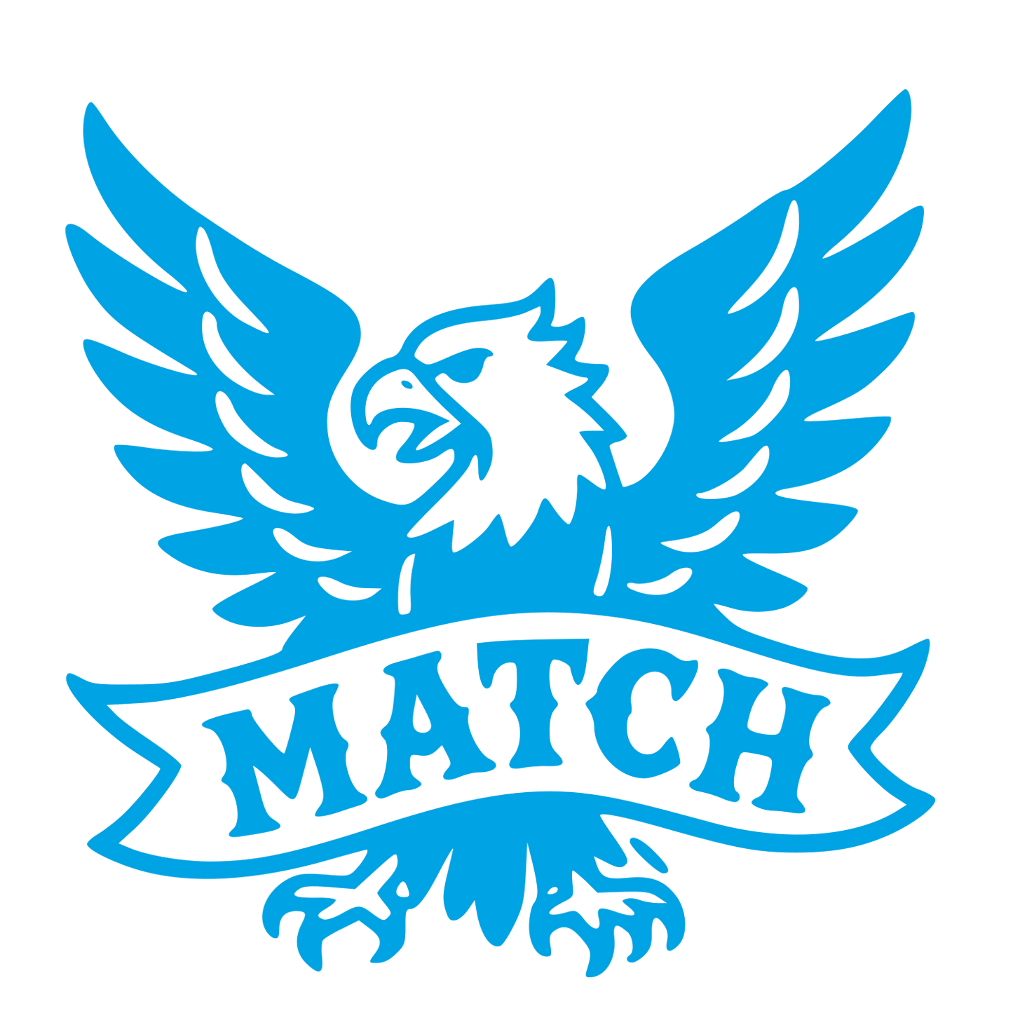 Tattoo Flash Eagle Match Logo #00a3e4