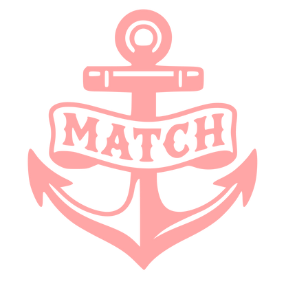 Anchor Banner Tattoo Logo #ffa6a6