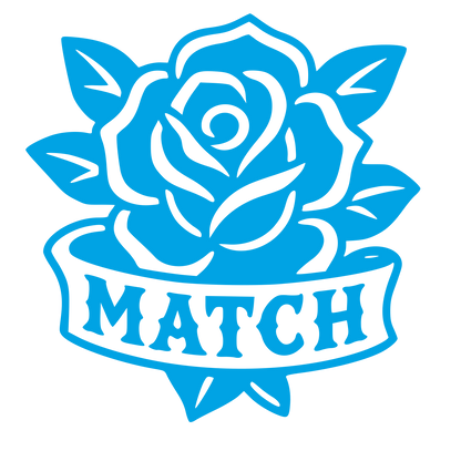 Tattoo Flash Rose Banner Logo #00a3e4