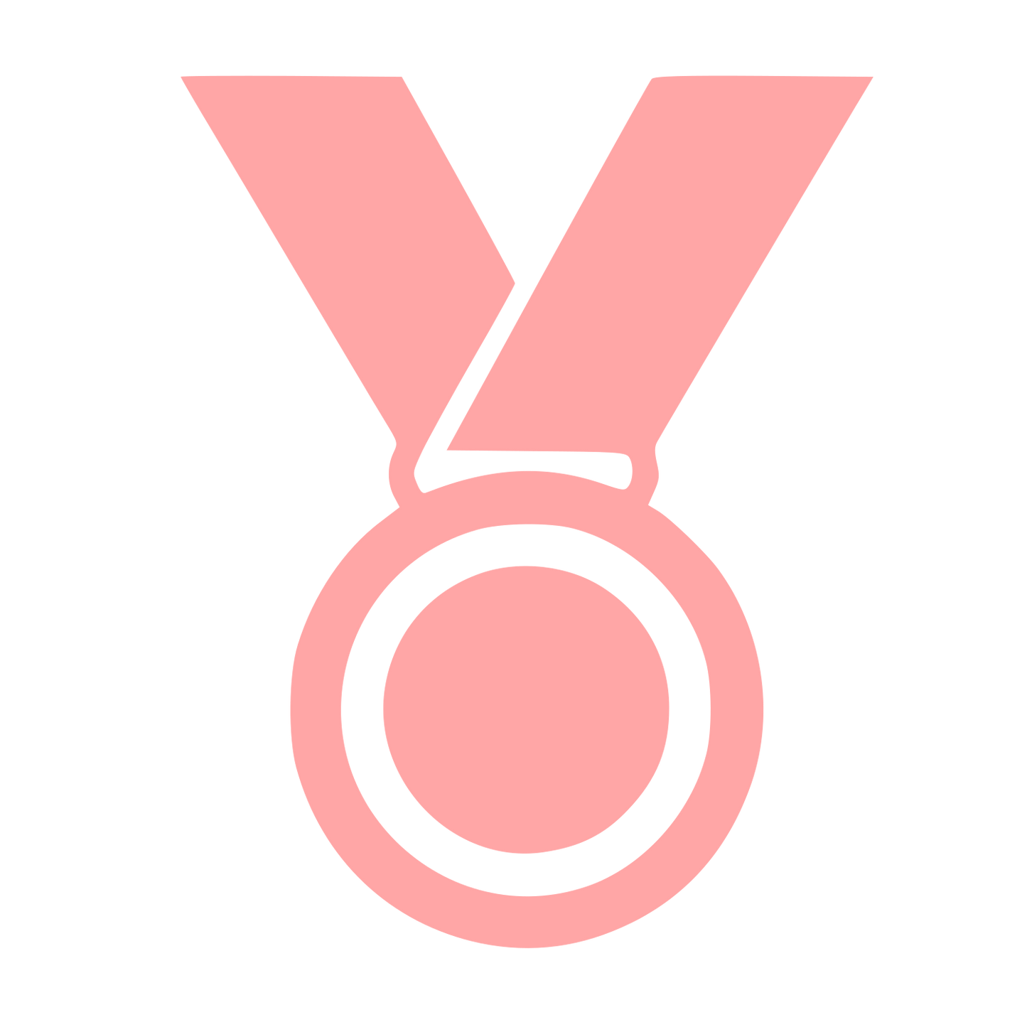 Bold Medal Award Logo #ffa6a6