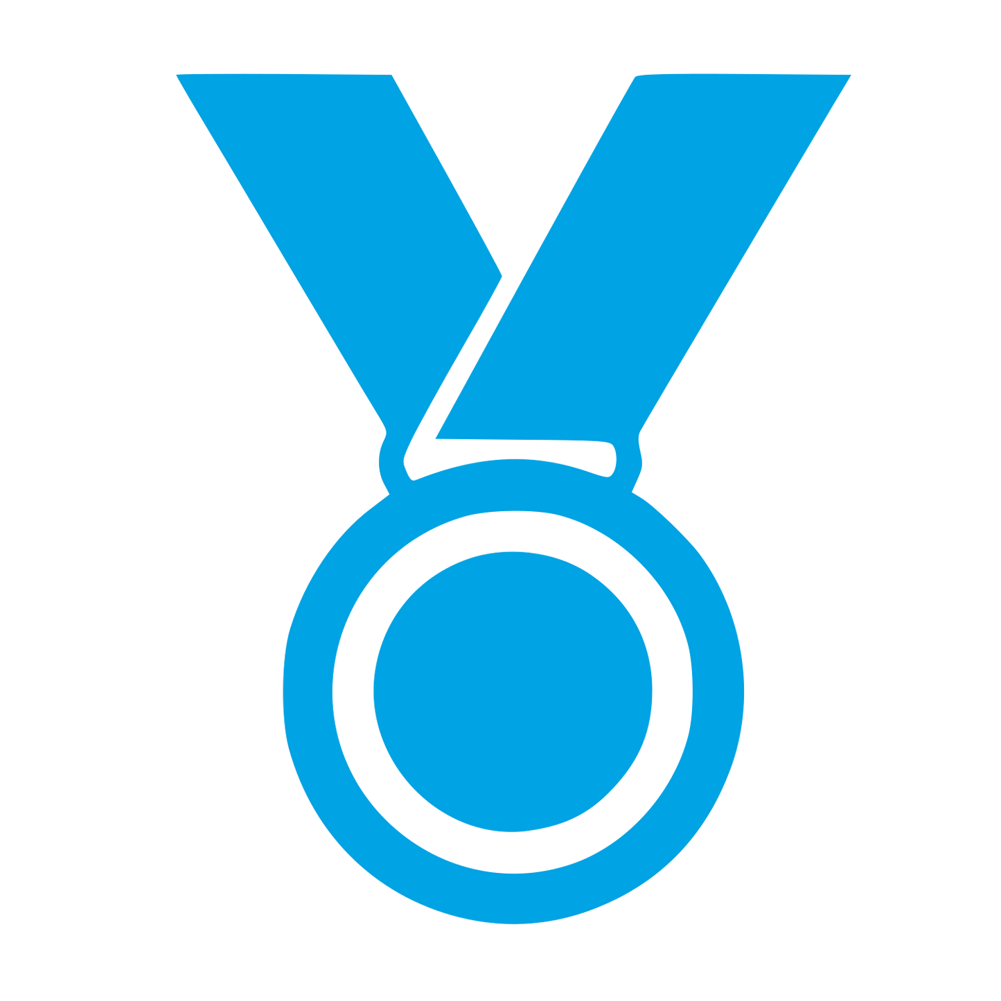 Bold Medal Award Logo #00a3e4