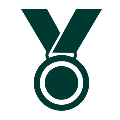 Bold Medal Award Logo #003932