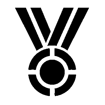 Bold Geometric Medal Logo