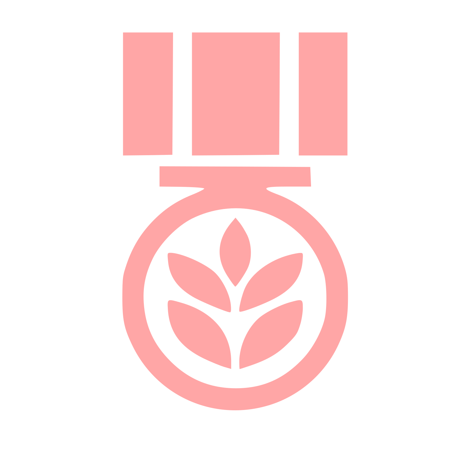 Grain Medal Award Logo #ffa6a6
