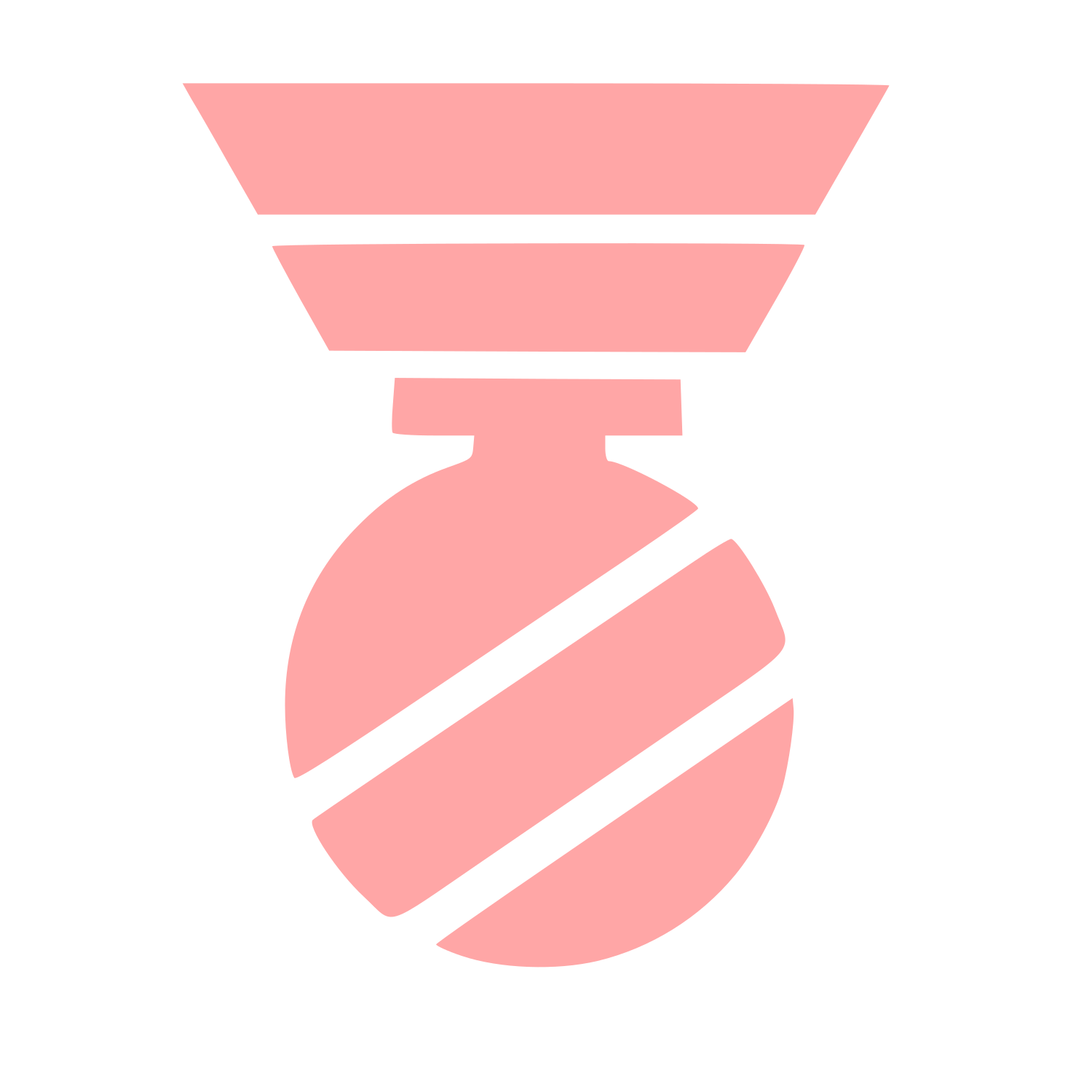Military Medal Award Logo #ffa6a6