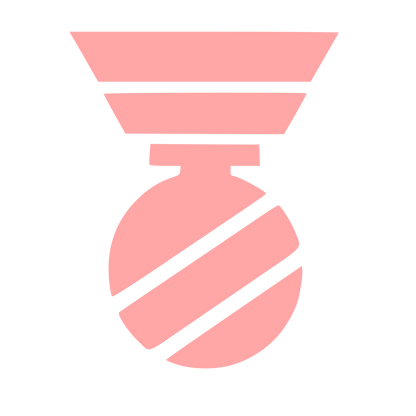 Military Medal Award Logo #ffa6a6