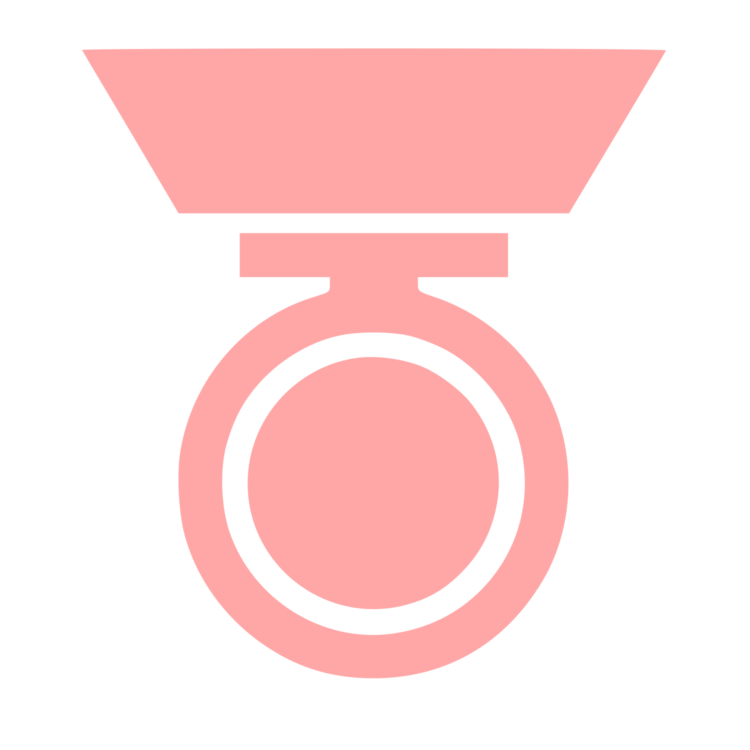 Military Medal Logo #ffa6a6