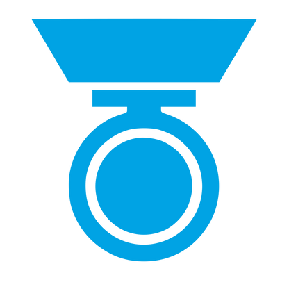 Military Medal Logo #00a3e4